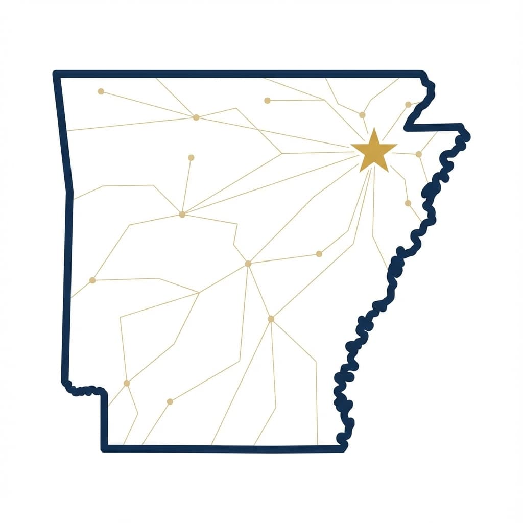Arkansas Digital Map
